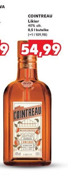 Likier COINTREAU promocja w Kaufland