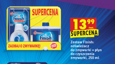 Płyn do czyszczenia regular + odświeżacz regular Finish dual action promocja