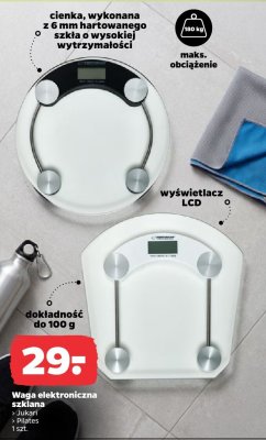 Waga elektroniczna szklana promocja w Netto