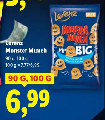 Przekąski Lorenz Monster Munch promocja w Lidl