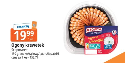 Ogony krewetek Scapmaree promocja w Leclerc