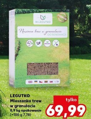 Mieszanka traw w granulacie W. legutko promocja