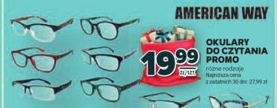 Okulary do czytania American Way Promo różne rodzaje promocja w Stokrotka