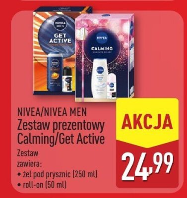 NIVEA/NIVEA MEN zestaw prezentowy Calming/Get Active promocja w Aldi