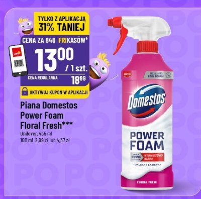 Piana Domestos Power Foam Floral Fresh promocja w POLOmarket