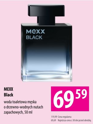Woda toaletowa męska Black o drzewno-wodnych nutach zapachowych 50 ml promocja w Hebe