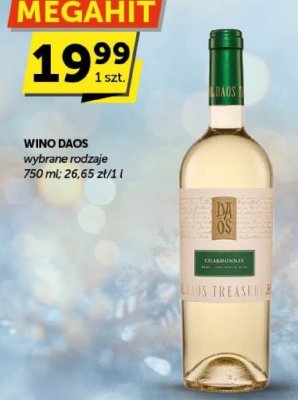 Wino Daos Chardonnay wybrane rodzaje promocja w Euro Sklep