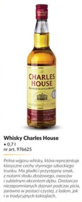 Whisky Charles House 0,7l promocja w Makro