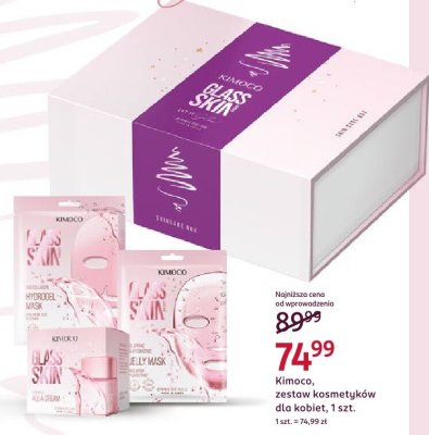 Zestaw kosmetyków Glass Skin dla kobiet promocja w Rossmann