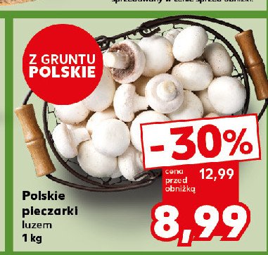 Pieczarki promocja w Kaufland