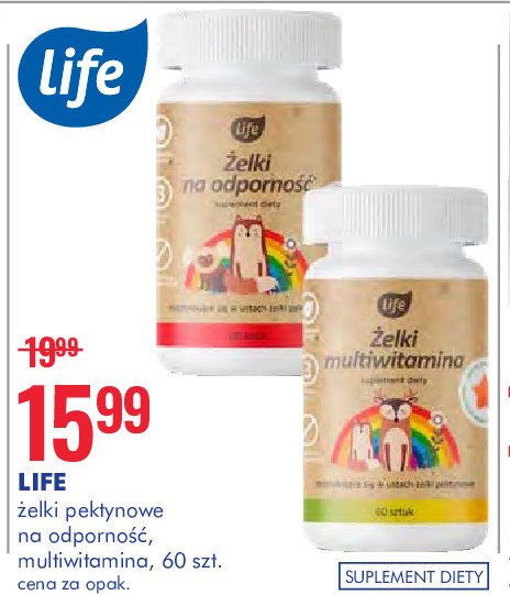 Żelki multiwitaminowe Life (super-pharm) promocja