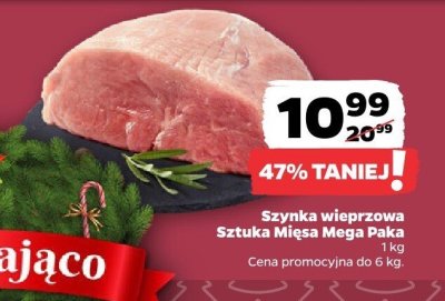 Szynka wieprzowa Mega Paka promocja w Netto