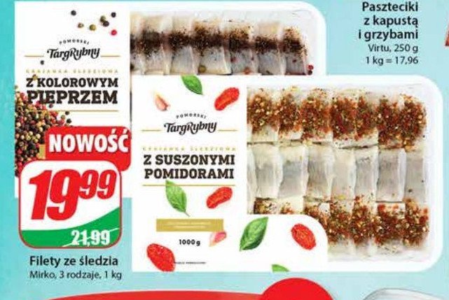 艢ledzie marynowane z suszonymi pomidorami Mirko promocja