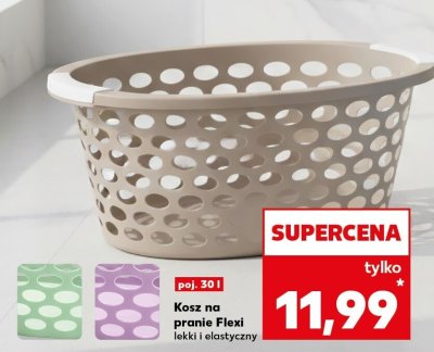 Kosz na pranie Flexi lekki i elastyczny 30 l promocja w Kaufland
