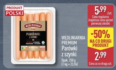 Parówki z szynki Sokołów promocja w Aldi