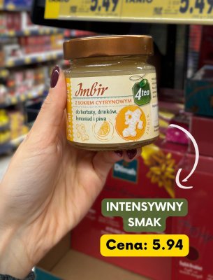 Imbir z sokiem cytrynowym promocja w Kaufland