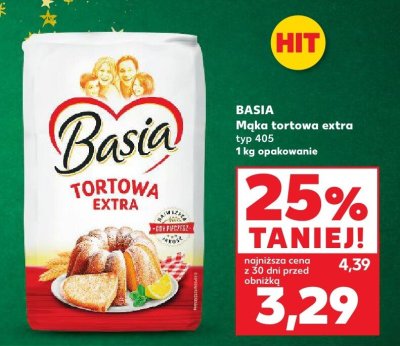 Mąka tortowa extra typ 405 1 kg promocja w Kaufland