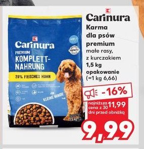 Karma dla psa kurczak K-classic carinura promocja