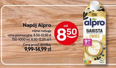 Napój Alpro Barista różne rodzaje promocja w Żabka