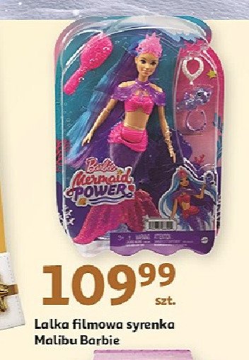 Lalka barbie dreamtopia syrenka malibu Mattel promocja