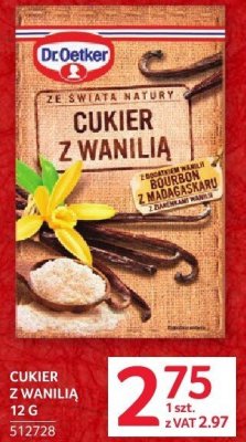 Cukier z wanilią Dr. Oetker 12g promocja w Selgros