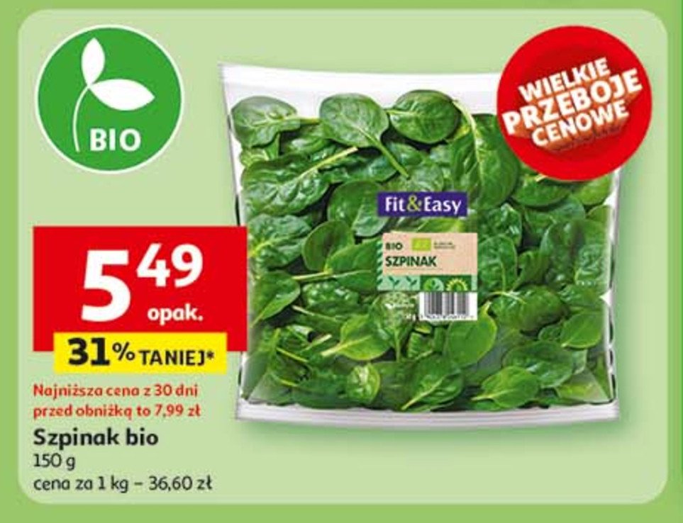 Szpinak Fit & easy promocja