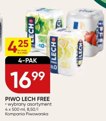 Piwo Lech free citrus sour promocja w Chata Polska