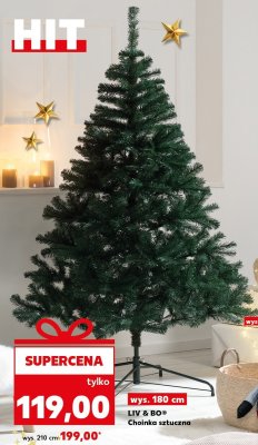 Choinka sztuczna wys. 180 cm promocja w Kaufland