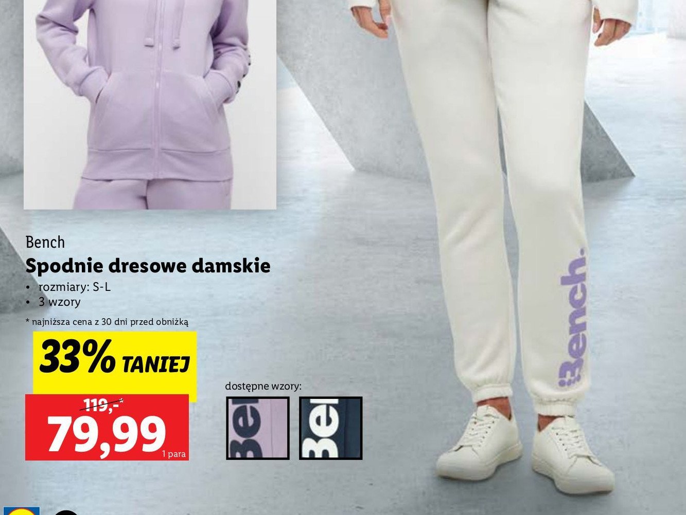 Spodnie dresowe damskie s-l Bench promocja w Lidl