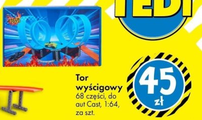 Tor wyścigowy TEDi promocja w Tedi