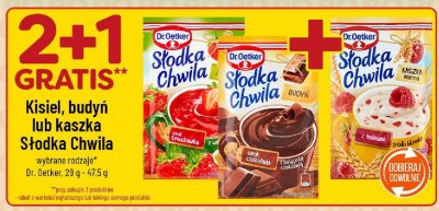 Kisiel, budyń lub kaszka Słodka Chwila Dr. Oetker promocja w POLOmarket