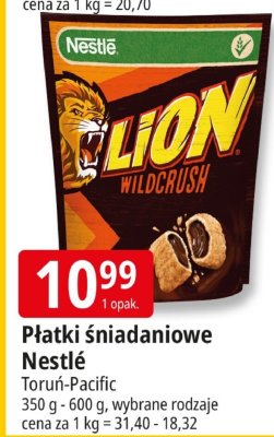 Płatki śniadaniowe Nestlé Toruń-Pacific promocja w Leclerc