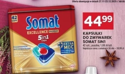 Kapsułki do zmywarek Somat 5in1 promocja w Stokrotka