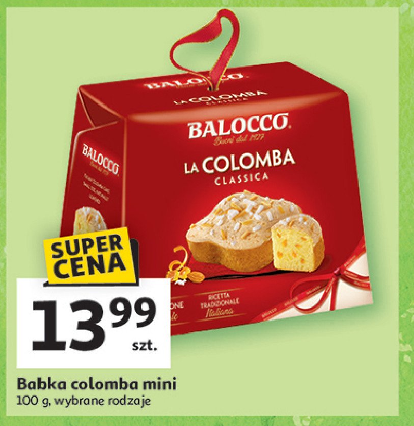 Ciasto la colomba BALOCCO promocja