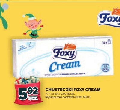 Chusteczki Foxy Cream 10 x 10 szt. promocja w Stokrotka