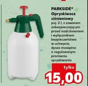 Opryskiwacz ciśnieniowy 2 l Parkside promocja w Kaufland