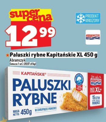 Paluszki rybne Kapitańskie XL 450 g promocja w TOPAZ