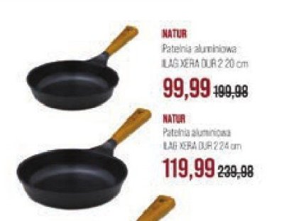 Patelnia aluminiowa Natur Ø 24 cm promocja w Stokrotka