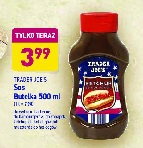 Sos hamburger Trader joe's promocja