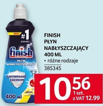 Płyn nabłyszczający Finish 400ml promocja w Selgros