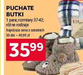 Kapcie puchowe promocja