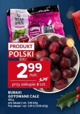Buraki gotowane całe promocja w Stokrotka
