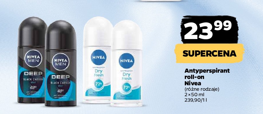Antyperspirant fresh Nivea dry promocja