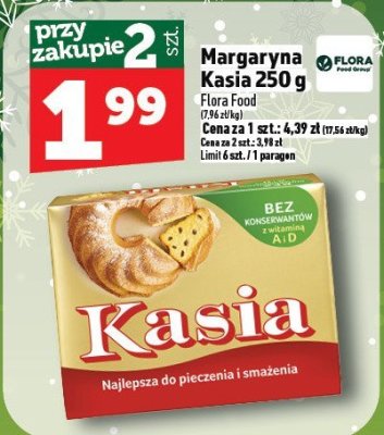 Margaryna Kasia 250 g promocja w TOPAZ