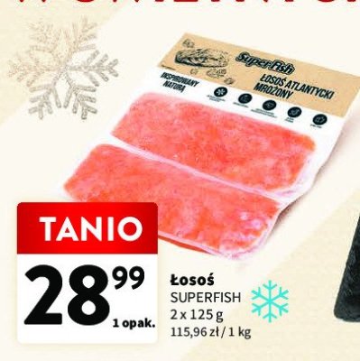Łosoś norweski wędzony naturalny Superfish promocja