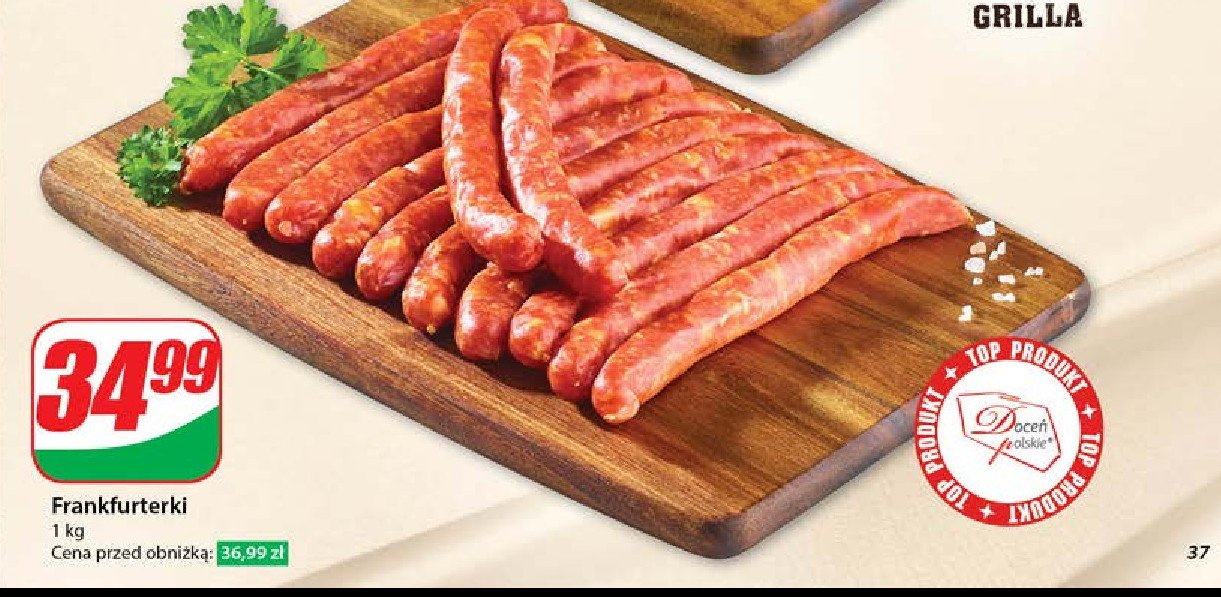 Frankfuterki Agro promocja w Dino