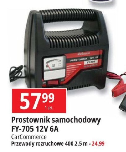 Przewody rozruchowe 400 2.5 m Carcommerce promocja w Leclerc