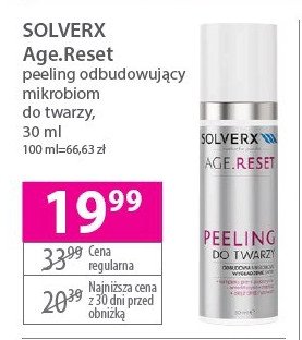 Peeling do twarzy Solverx age. reset promocja