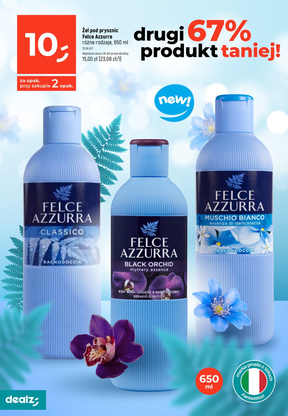 呕el do k膮pieli black orchid Felce azzurra promocja