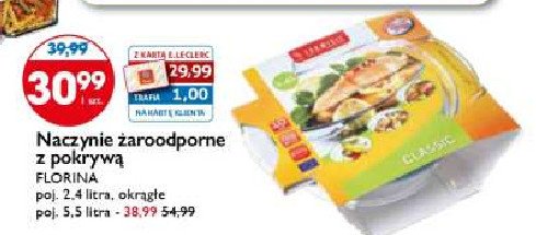 Naczynie żaroodporne z pokrywką termisil casserole 2.4 l Florina (florentyna) promocja